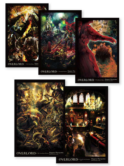Overlord Novel Hardcover (1-5) Bundle
