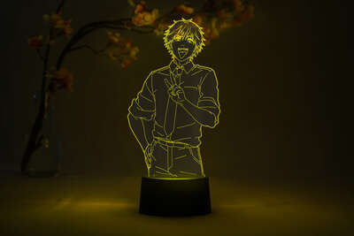Denji Chainsaw Man Otaku Lamp