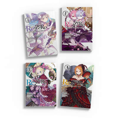 Re:ZERO Starting Life in Another World Novel (1-4) Bundle