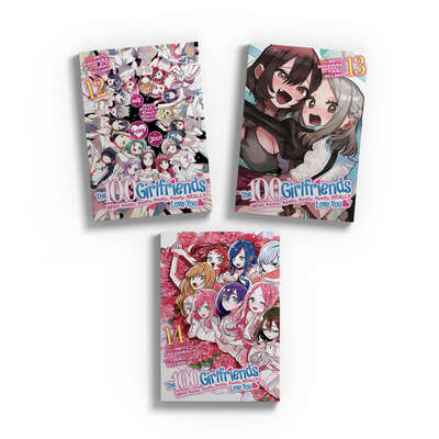 The 100 Girlfriends Who Really, Really, Really, Really, Really Love You Manga (12-14) Bundle