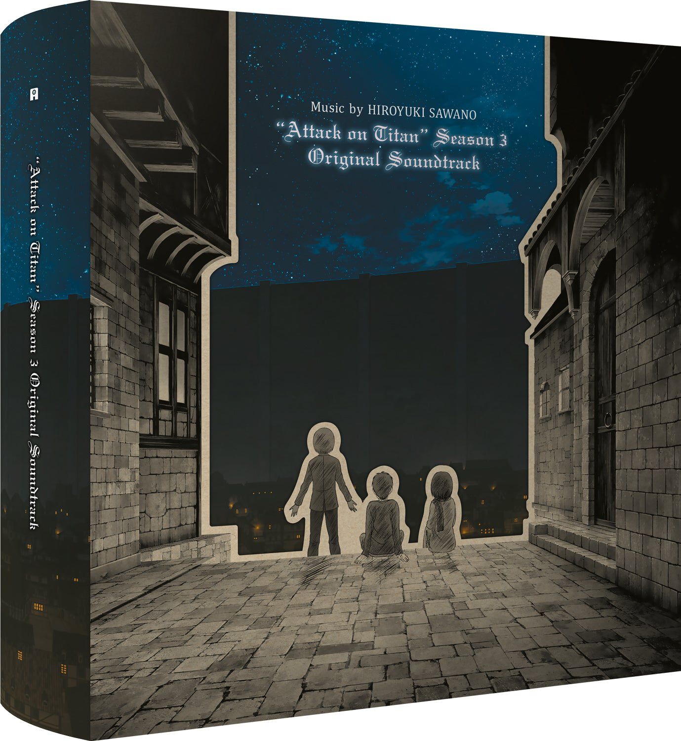 Attack on Titan - Season 3 4x LP Deluxe Vinyl + Book (Transparent Blue Variant Ver.) - Crunchyroll Exclusive