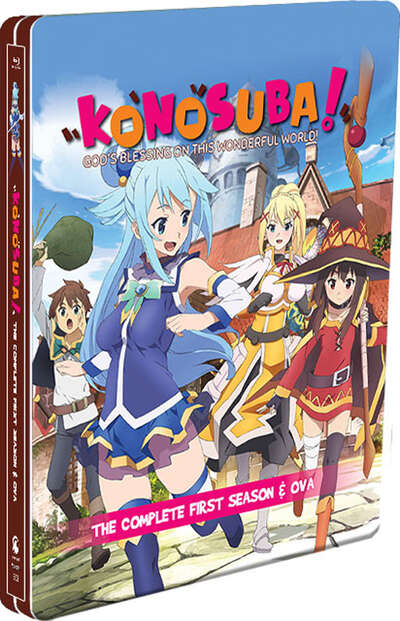 Konosuba Season 1 + OVA - Blu-ray - SteelBook