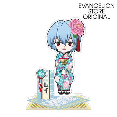 Rebuild of Evangelion - Rei Acrylic Stand (Chibi Ver.) - Crunchyroll Exclusive