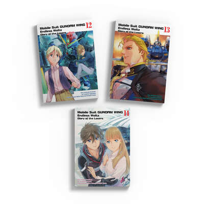 Mobile Suit Gundam Wing Endless Waltz: Glory of the Losers Manga (12-14) Bundle