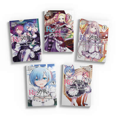 Re:ZERO Starting Life in Another World Chapter 2: A Week at the Mansion Manga (1-5) Bundle