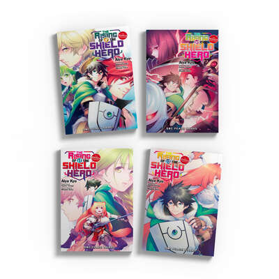 The Rising of the Shield Hero Manga (9-12) Bundle