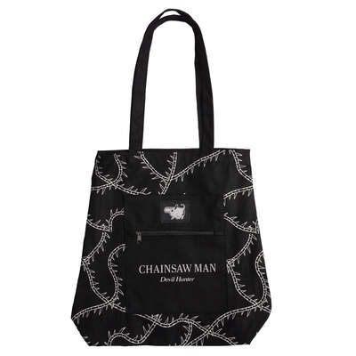 Chainsaw Man - Pochita Pocketed Tote Bag - Crunchyroll Exclusive