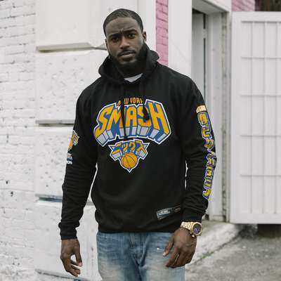 My Hero Academia x Hyperfly x NBA - New York Knicks All Might Hoodie