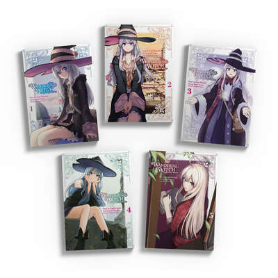 Wandering Witch: The Journey of Elaina Manga (1-5) Bundle