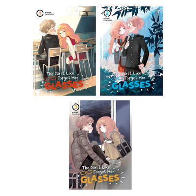 The Girl I Like Forgot Her Glasses Manga (1-3) Bundle