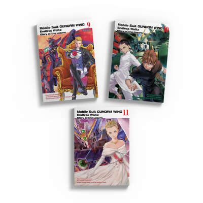 Mobile Suit Gundam Wing Endless Waltz: Glory of the Losers Manga (9-11) Bundle