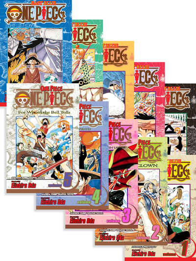 One Piece Manga (1-10) Bundle