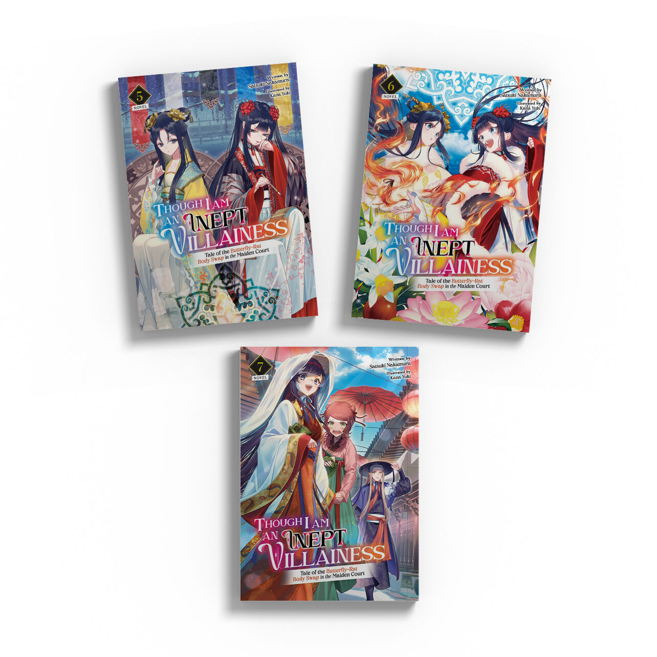 though-i-am-an-inept-villainess-tale-of-the-butterfly-rat-body-swap-in-the-maiden-court-novel-5-7-bundle