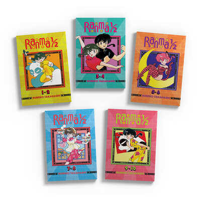 Ranma 1/2 2-in-1 Edition Manga (1-5) Bundle