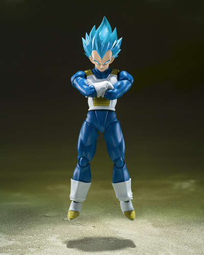 Dragon Ball Super - Super Saiyan God Vegeta S.H.Figuarts Figure (Unwavering Saiyan Pride Ver.)