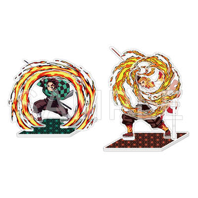 Tanjiro & Kyojuro Demon Slayer Acrylic Standee Set