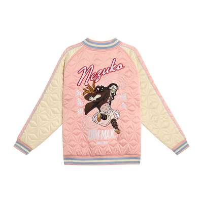 Demon Slayer: Kimetsu no Yaiba x Dim Mak - Nezuko Souvenir Jacket - Crunchyroll Exclusive