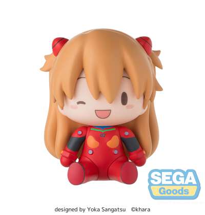 Rebuild of Evangelion - Asuka Shikinami Langley fuwa petit Chibi Prize Figure (Plug Suit Ver.)