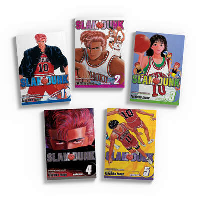 Slam Dunk Manga (1-5) Bundle