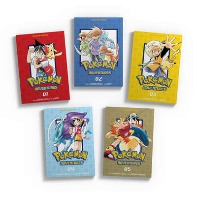 Pokemon Adventures Collector's Edition Manga (1-5) Bundle