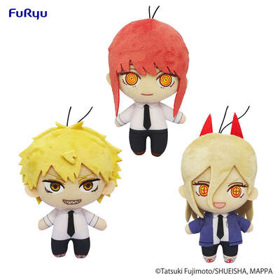 Chainsaw Man - Denji, Makima, Power 6 Inch Plush Set