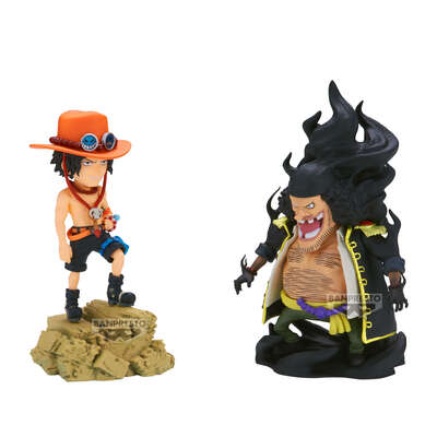 One Piece - Portgas D. Ace vs Marshall D.Teach Collectable Log Stories Prize Figure Set