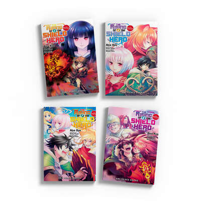 The Rising of the Shield Hero Manga (5-8) Bundle