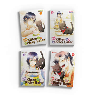 My Kitten is a Picky Eater Manga (1-4) Bundle