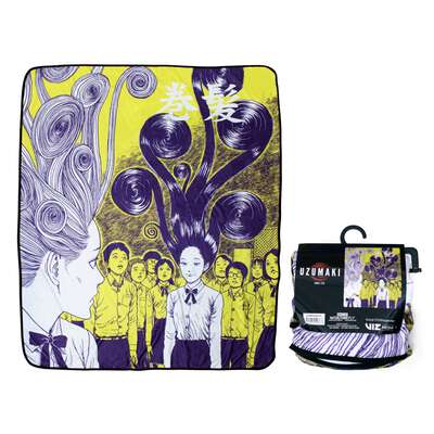 Uzumaki - Medusa Throw Blanket