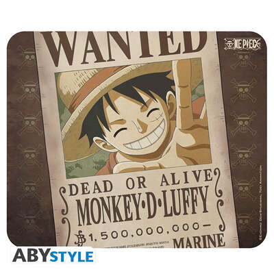 One Piece - Luffy Wanted Mousepad