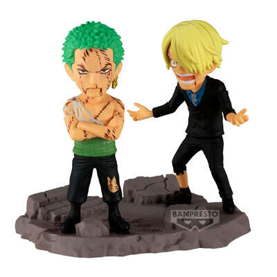 One Piece - Roronoa Zoro & Sanji World Collectable Log Stories Prize Figure (Nothing...At All!!!! Ver.)
