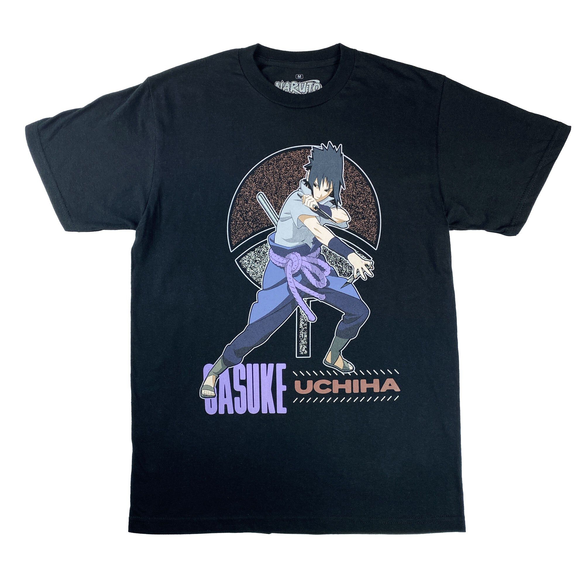 Naruto Shippuden - Sasuke Uchiha Clan Symbol T-shirt - Crunchyroll Exclusive