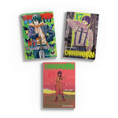Chainsaw Man Manga (16-18) Bundle