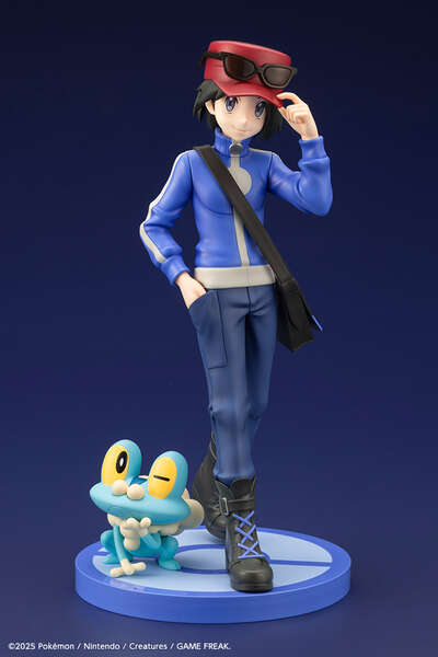 Pokemon - Calem with Froakie 1/8 Scale ARTFX J Figure