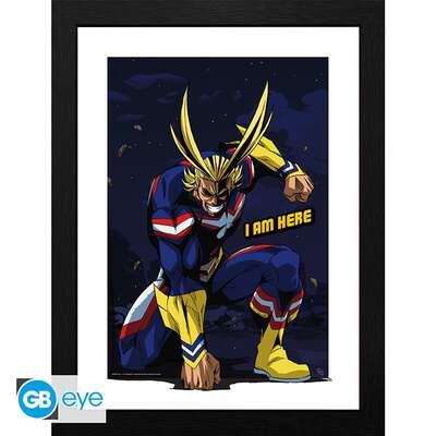 My Hero Academia - All Might Framed Print