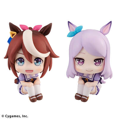 Umamusume Pretty Derby - Tokai Teio & Mejiro McQueen Look Up Series Figure Set With Gift