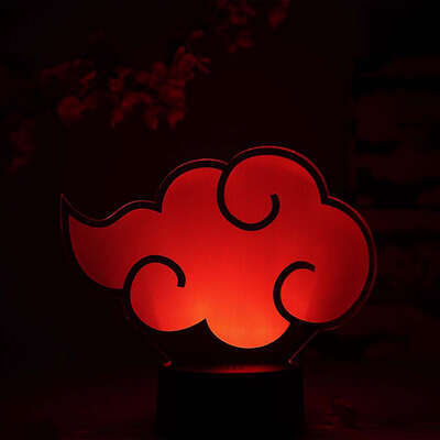 Naruto Shippuden x Otaku - Akatsuki Cloud Otaku Lamp