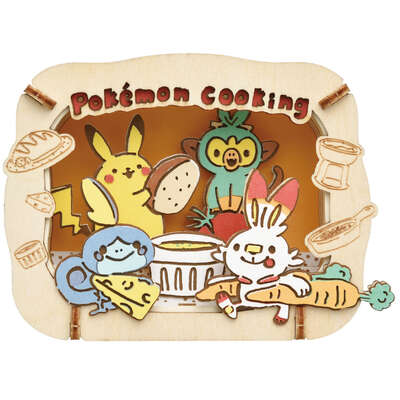 Pokemon - Pokemon Cooking Woodstyle Paper Theater