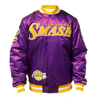 My Hero Academia x Hyperfly x NBA - All Might Los Angeles Satin Jacket