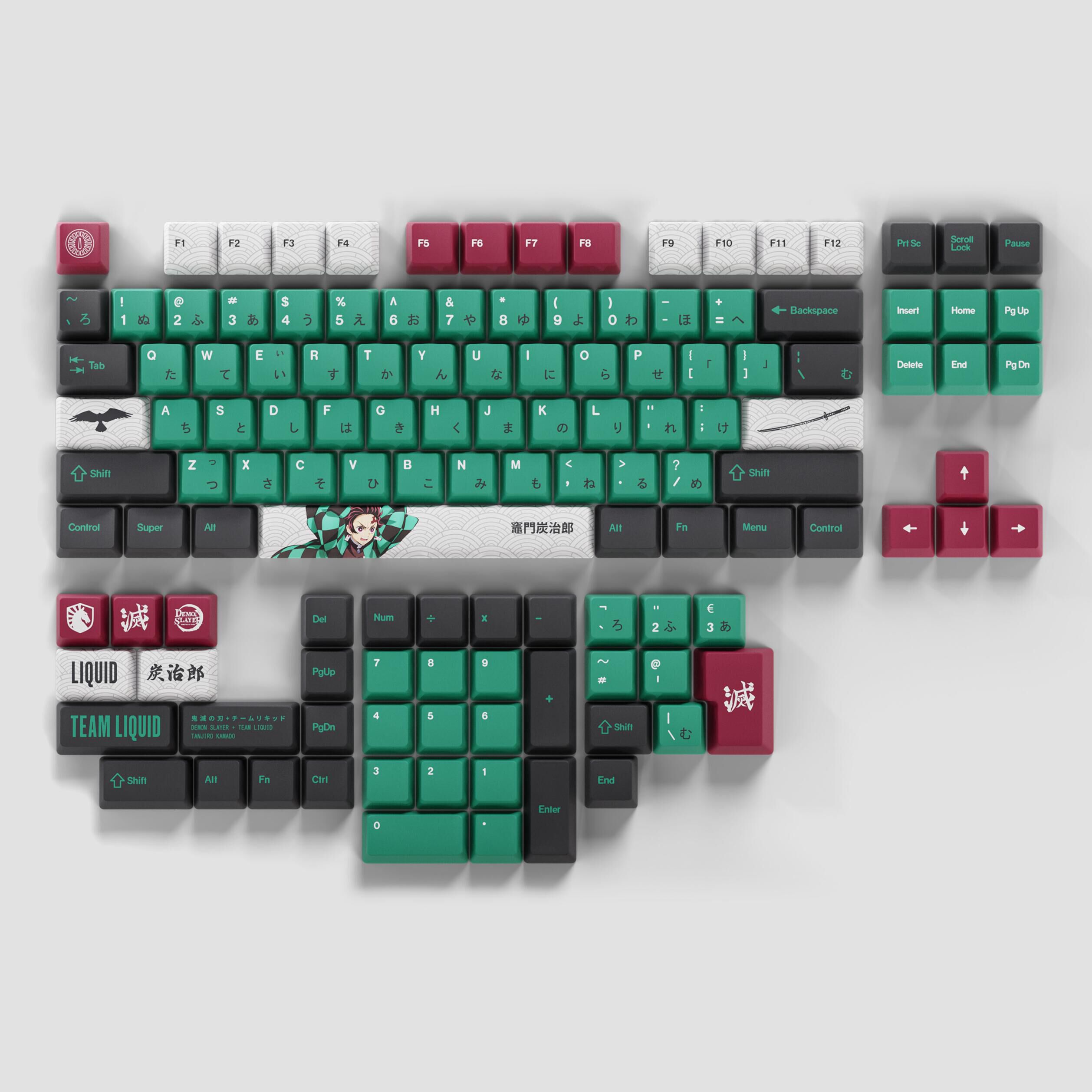 demon-slayer-kimetsu-no-yaiba-x-team-liquid-tanjiro-keycap-set