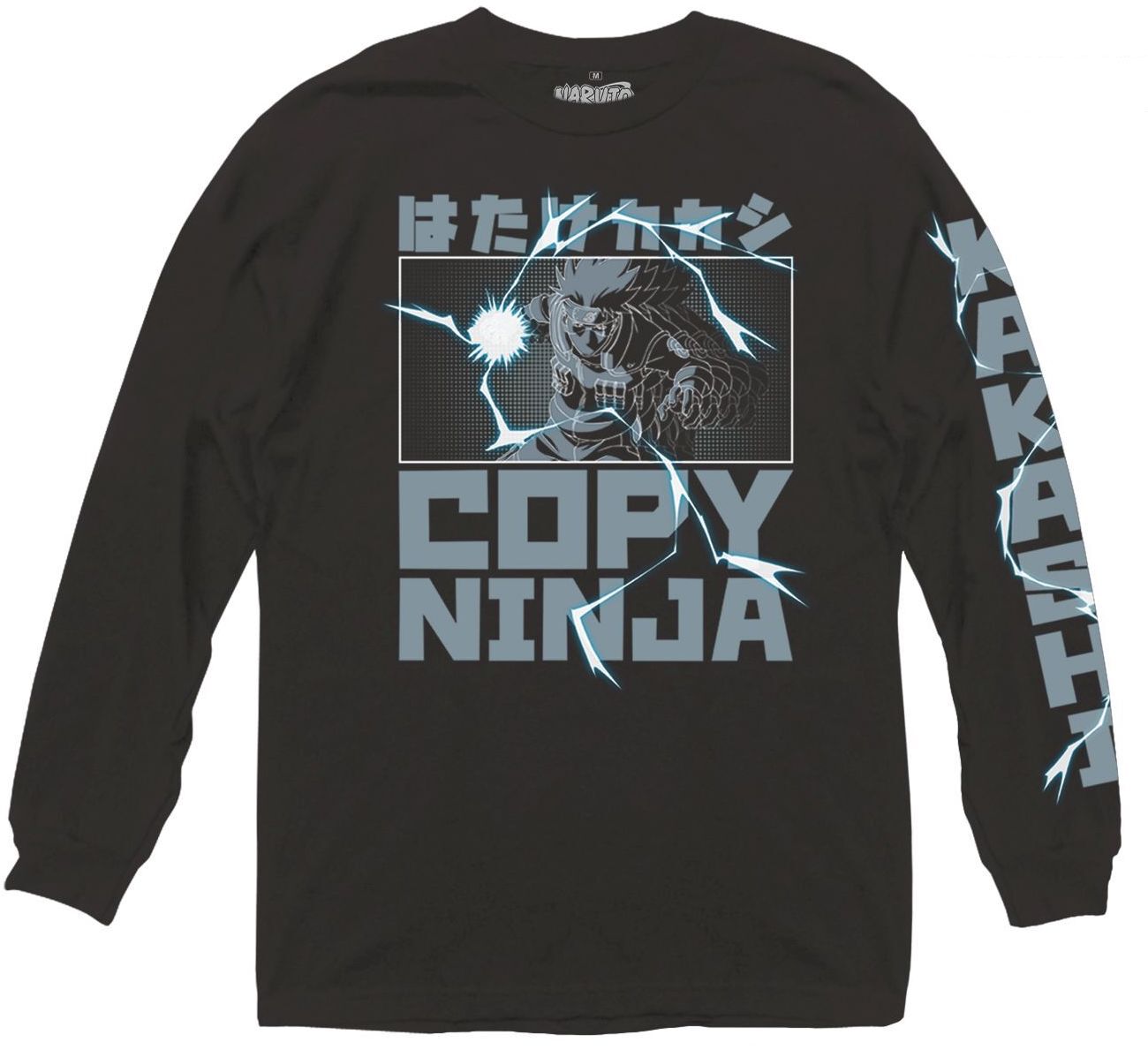 Naruto Shippuden - Kakashi Copy Ninja Chidori Long Sleeve Shirt - Crunchyroll Exclusive