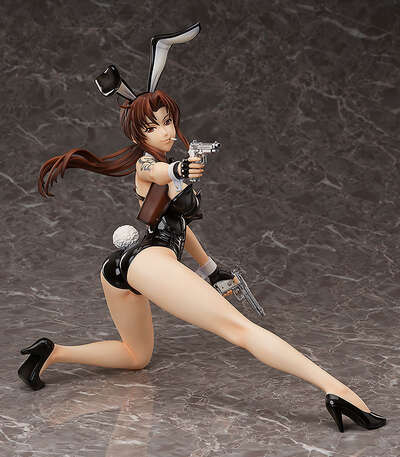 Black Lagoon - Revy 1/4 Scale Figure (Bare Leg Bunny Ver.)