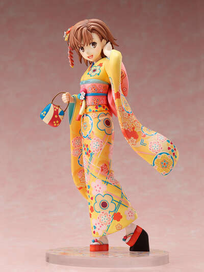 A Certain Scientific Railgun T - Mikoto Misaka 1/7 Scale Figure (Furisode Ver.)