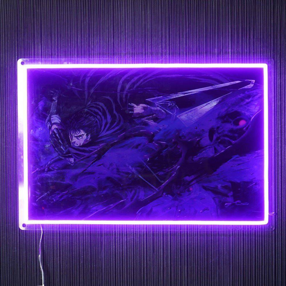 berserk-guts-neon-led-poster-crunchyroll-exclusive