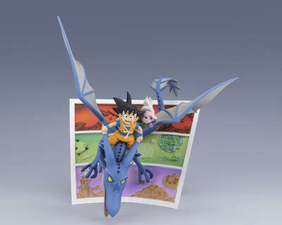Dragon Ball DAIMA - Son Goku (Mini) & Supreme Kai (Mini) FiguartsZERO Figure (Welcome to the Great Adventure! Ver.)