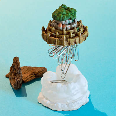 Castle in the Sky - Laputa Castle Paper Clip Holder