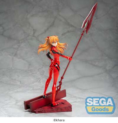 Evangelion: 3.0+1.0 Thrice Upon a Time - Asuka Shikinami Langley x Spear of Cassius Luminasta Prize Figure