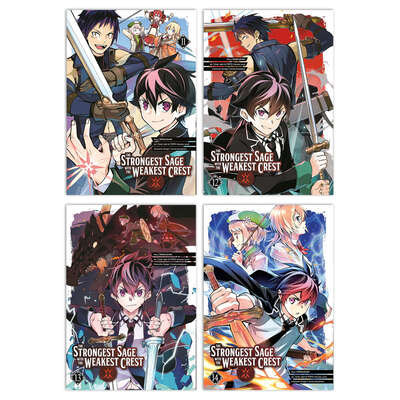 The Strongest Sage with the Weakest Crest Manga (11-14) Bundle