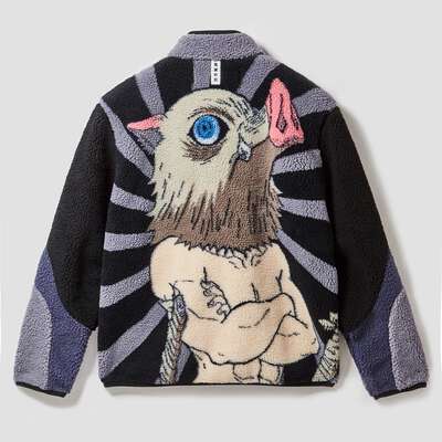 Demon Slayer: Kimetsu no Yaiba x Team Liquid - Inosuke Sherpa Jacket
