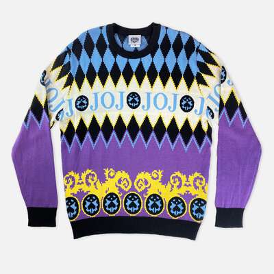 JoJo's Bizarre Adventure - Giorno Giovanna Holiday Sweater - Crunchyroll Exclusive
